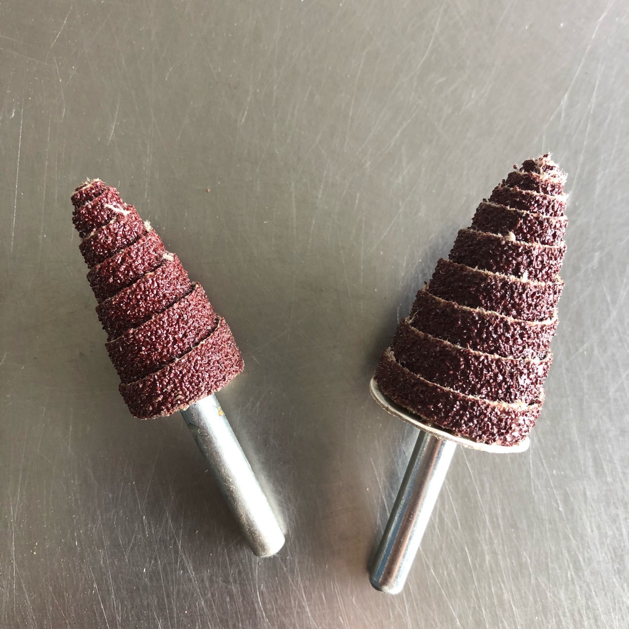 包邮锥形磨头尖形氧化铝砂纸磨头15-30mm-阿里巴巴