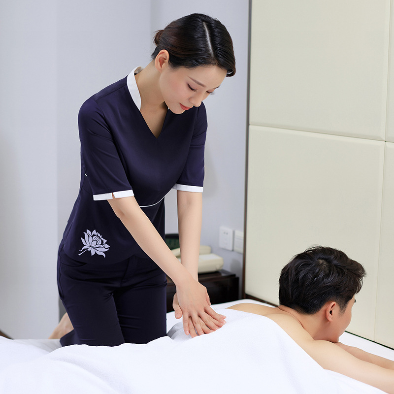 美容师工作服定制技师工作服足浴疗养生会所美容院spa技师服工装