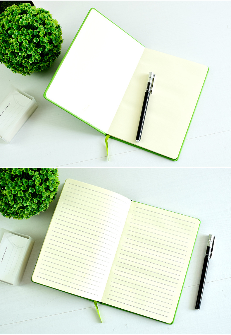 商务办公记事本定制a5仿皮pu裱装本笔记本办公用品日记本定制logo