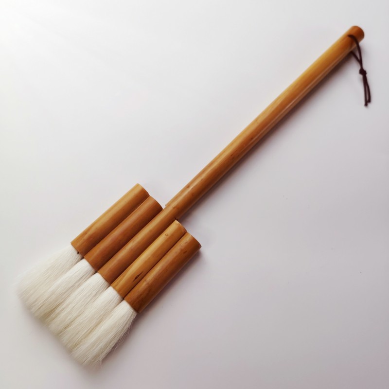 羊毛刷水彩排笔国画笔刷 连笔板刷 排刷背景刷底纹刷美术画材