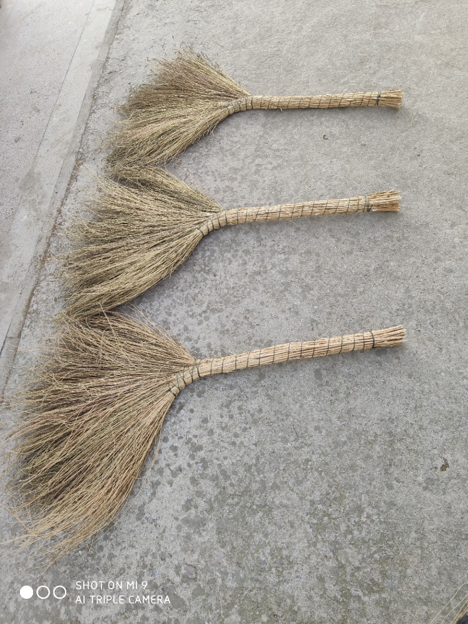 纯手工环卫铁扫把铁扫帚竹扫把
