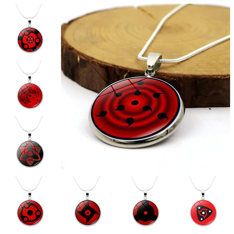 火影忍者项链女九勾玉轮回写轮眼吊坠时光宝石创意时尚欧美配饰品