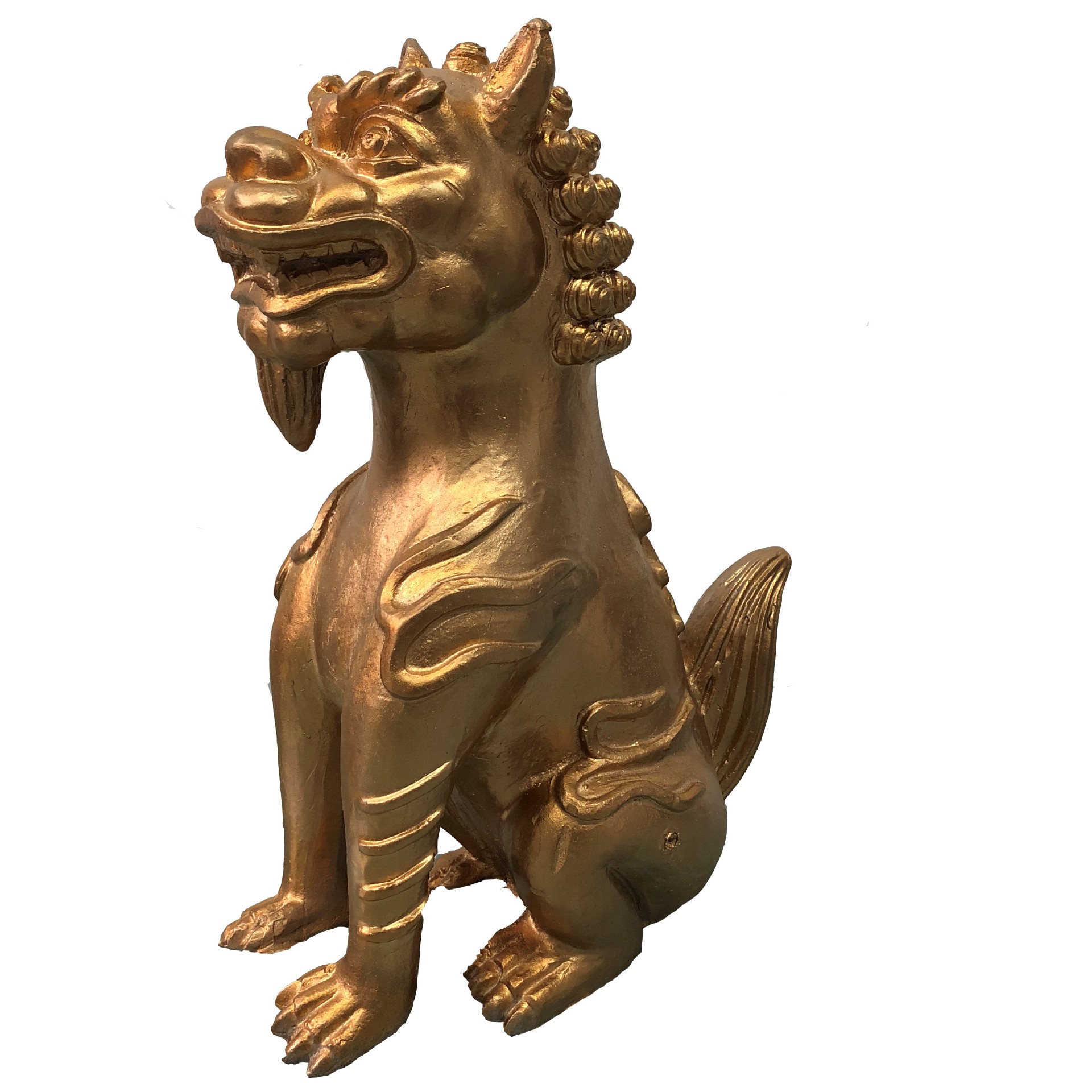 金属仿古瓦配件仿古建筑屋面装饰铝制走兽狮子