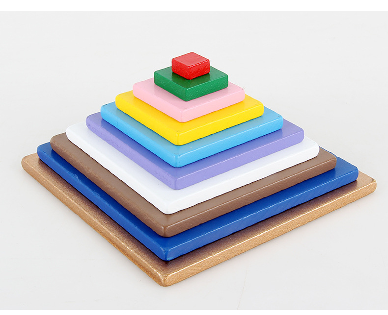 蒙台梭利 蒙特梭利 蒙氏教具 十进平方板十项式