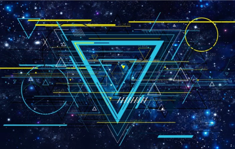 3d立体科技感背景墙纸电子公司酒吧网吧壁画电竞馆vr人工智能壁纸