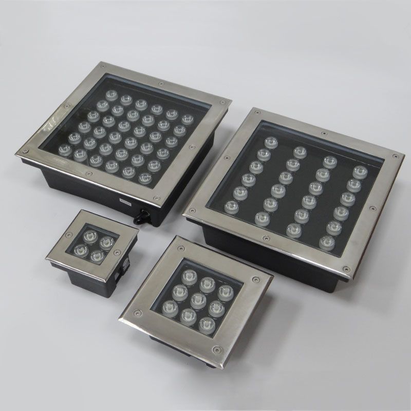 汇炬光方形led地埋灯4w9w12w24w36w广场防水不锈钢地埋灯