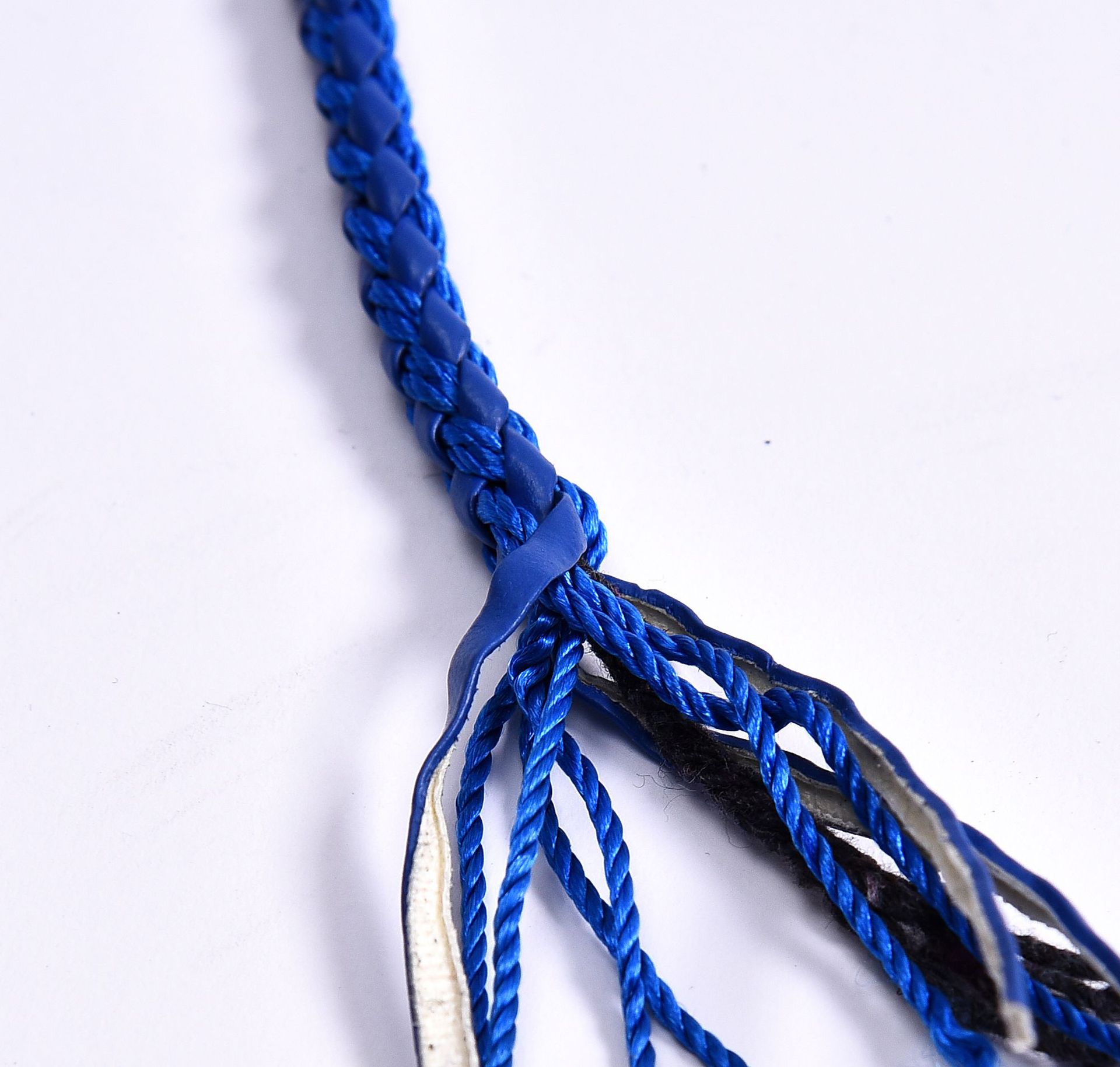 编织pu皮绳圆六股皮夹线编织绳6-8mm多色diy皮革家用商用绳定制