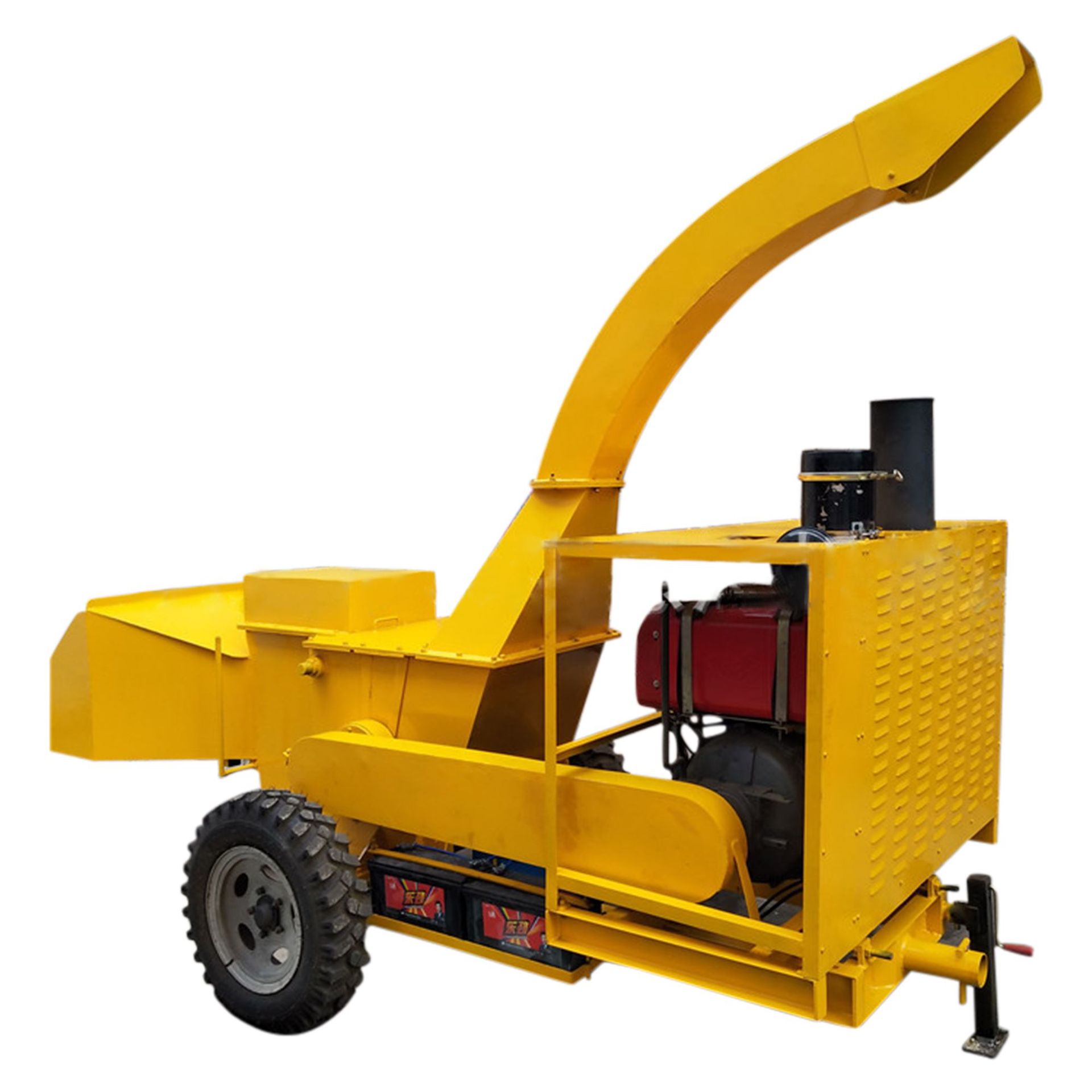 废旧模板木材粉碎机柴油式木材粉碎机小型木屑竹木粉碎机