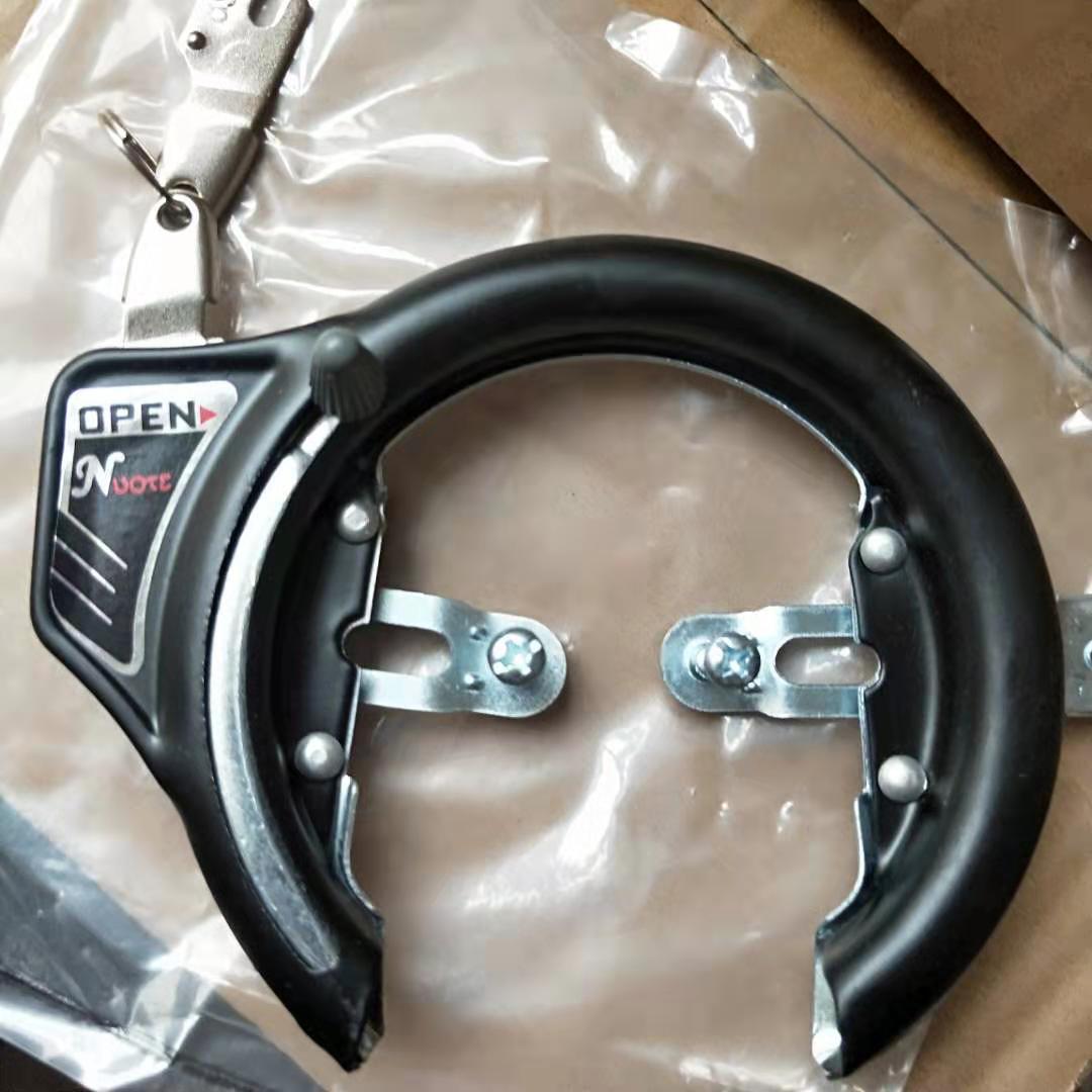 批发山地马蹄锁公路自行车圈锁钢管锁单车圈形防盗锁骑行装备跨境