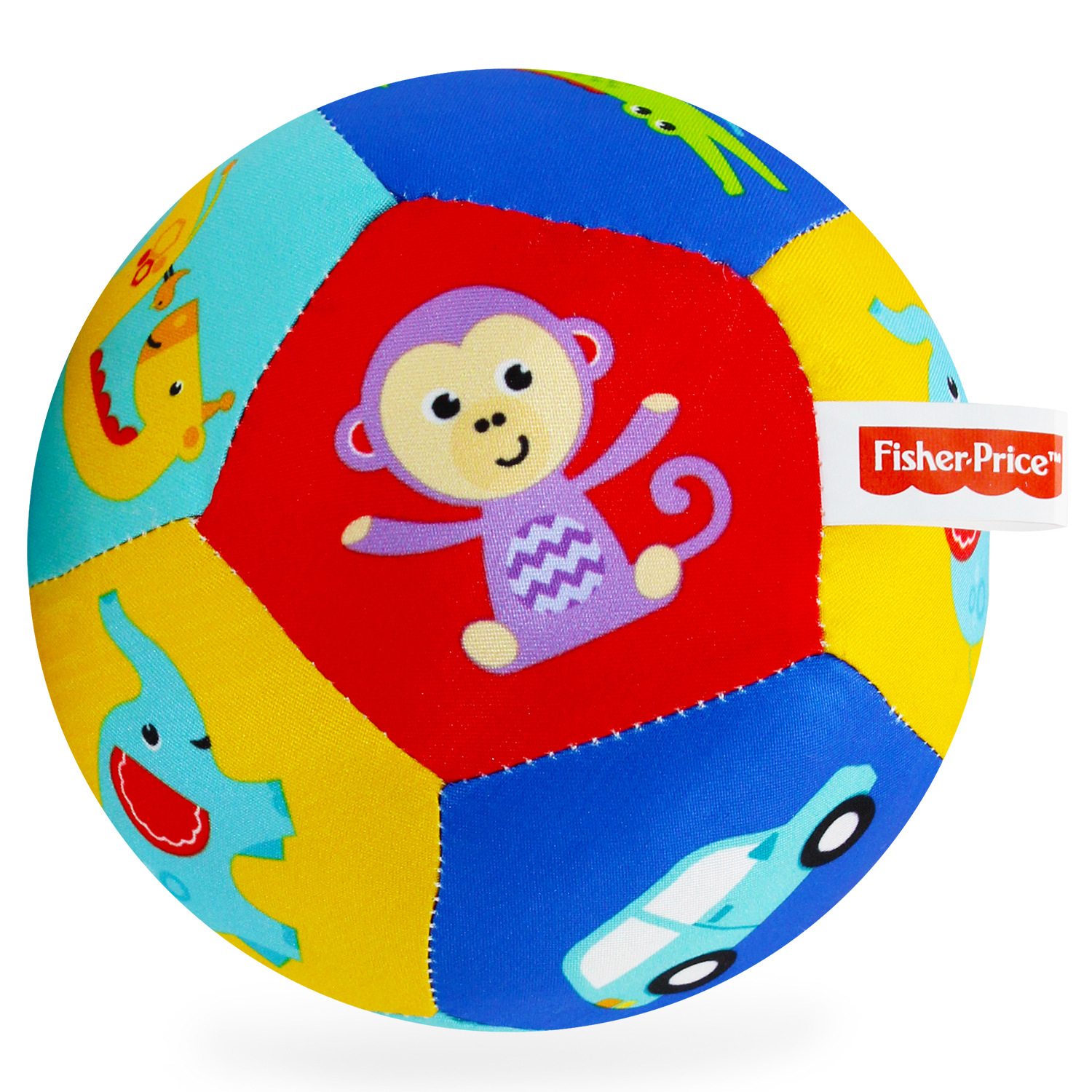 费雪摇铃布球手抓球玩具球早教幼儿玩具布球礼品兑换赠品玩具球