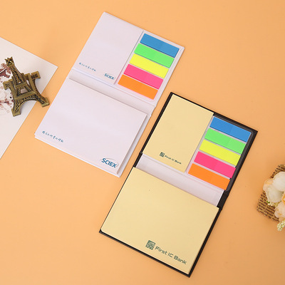 厂家生产 定制便利贴组合 留言记事贴 彩色pet便签本定制印刷logo