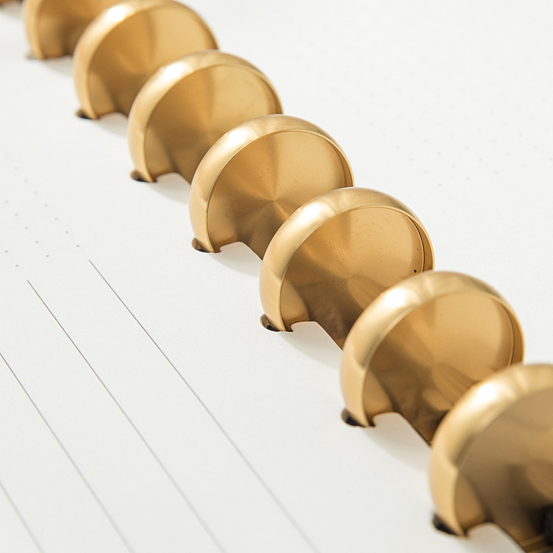 厂家直销扣子金属活页扣蘑菇孔笔记本金属扣笔记本金属圆环扣