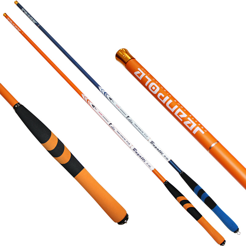 特价37调碳素台钓竿3.6-6.3米钓鱼竿手竿长节杆垂钓用品渔具批发