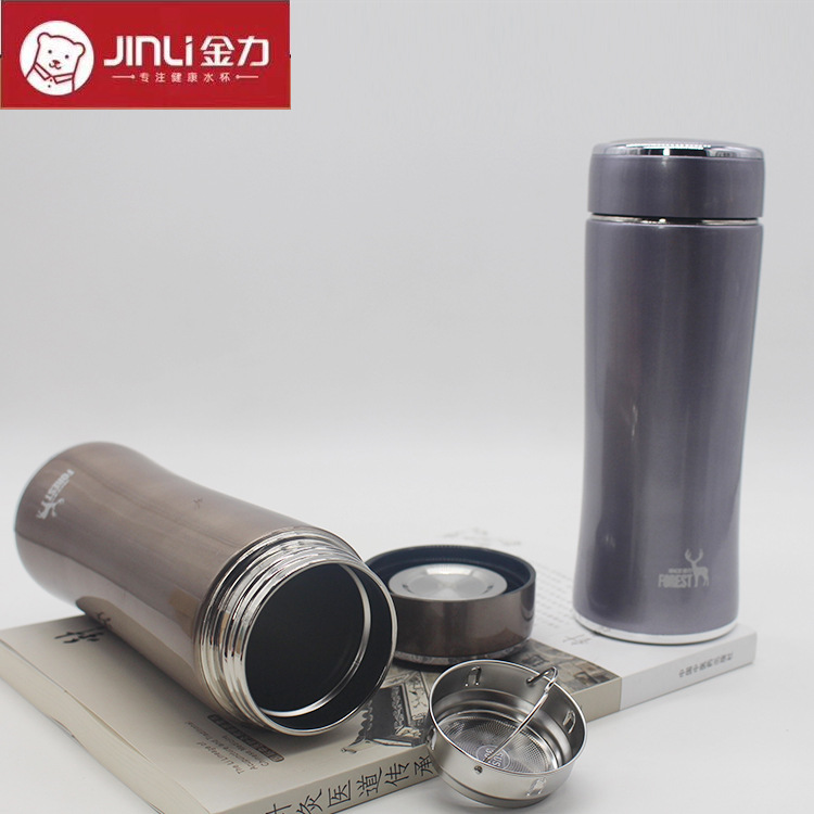 Jinli Vacuum Business Double Layer Stainless Steel Double Wall Thermal Cup 304 Office Tea Cup Gift Daily Necessities Wholesale