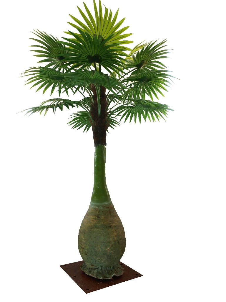 广州厂家批发椰子树迷你 仿真酒瓶椰子树 景观假棕榈树海南椰子树