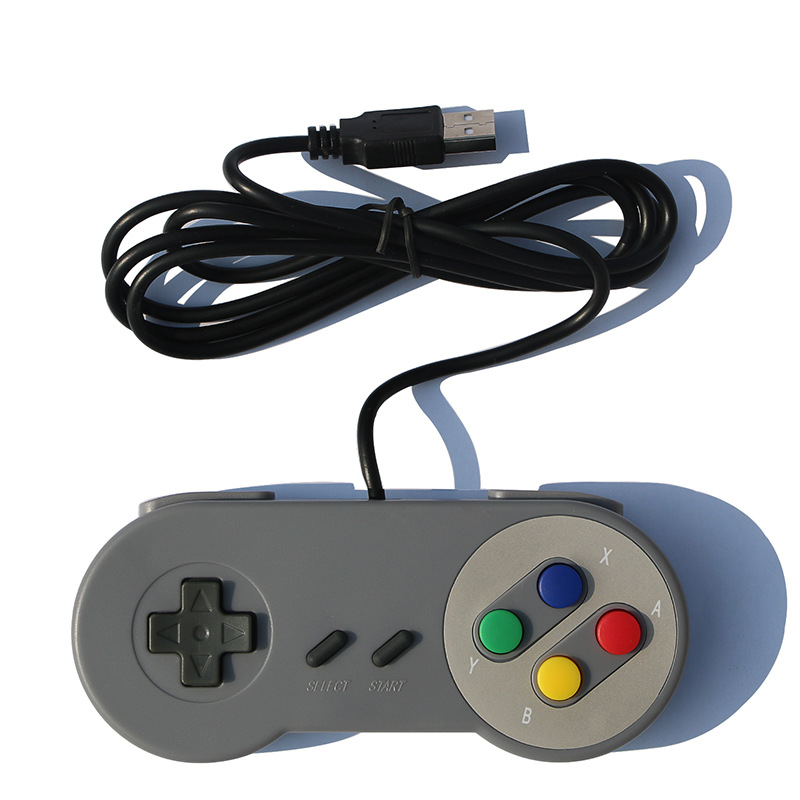 pc电脑游戏手柄 超任游戏手柄 snes游戏手柄 usb游戏手柄超人手柄