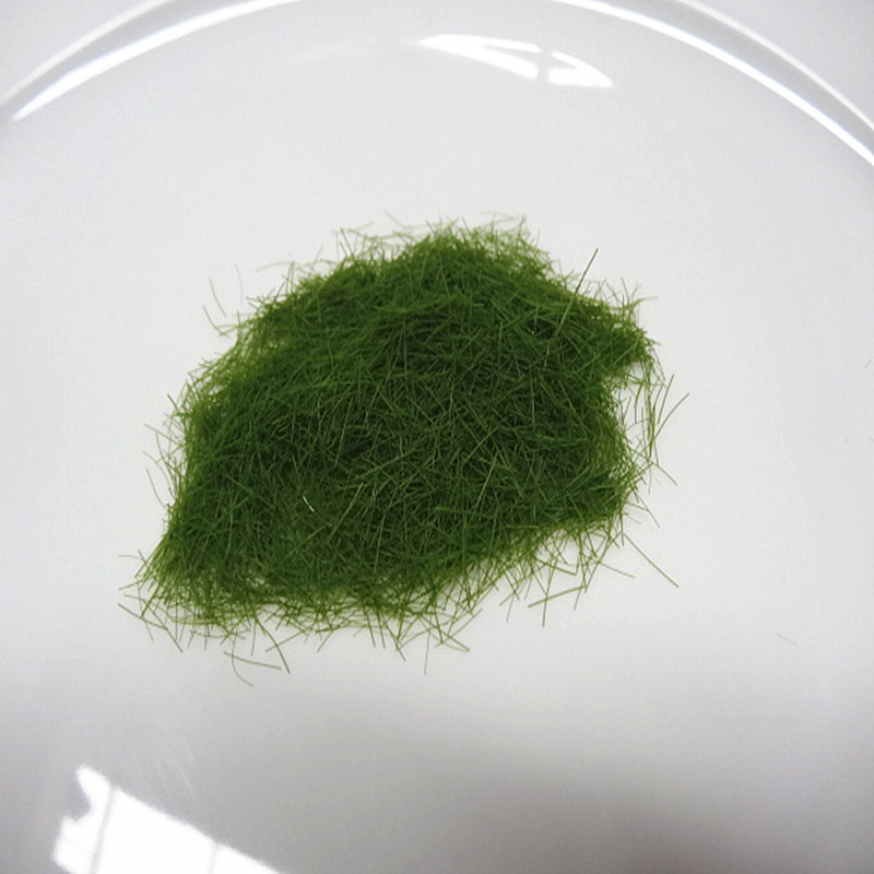 沙盘diy尼龙仿真青苔粉8mm翠绿造景草田园景观工程假草装饰假山树