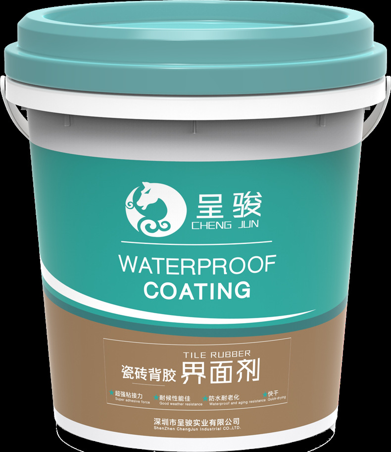 呈骏工厂货源瓷砖背胶玻化砖界面剂强力墙砖胶泥粘接剂背涂胶水