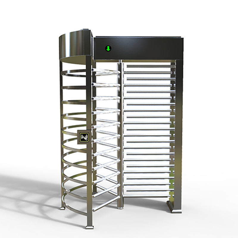 全高圆角双门转闸人行通道闸机门三辊闸车站旋转半高闸道闸批发