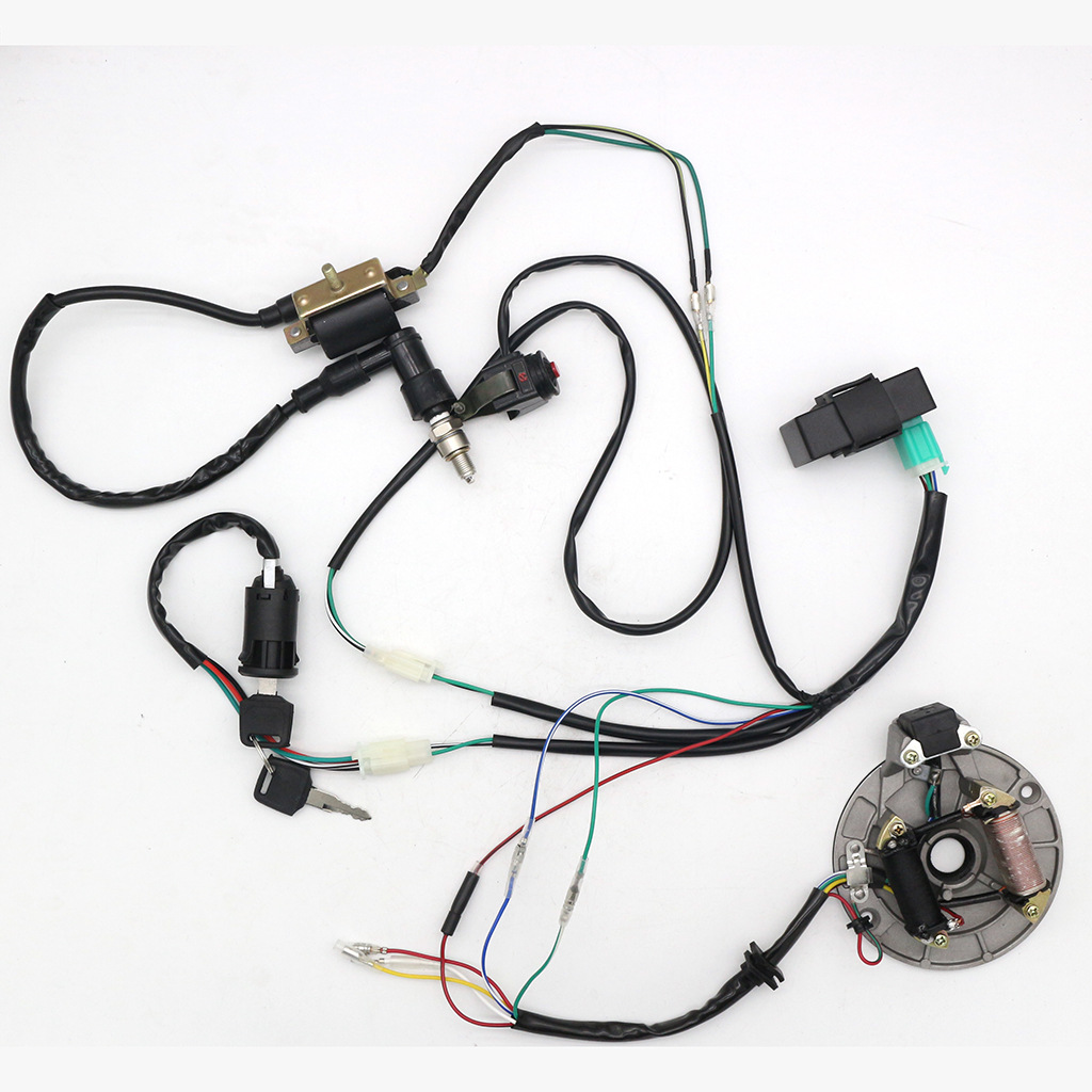 摩托 越野车atv全车线电器件 脚启动7套件50cc 70cc 110cc
