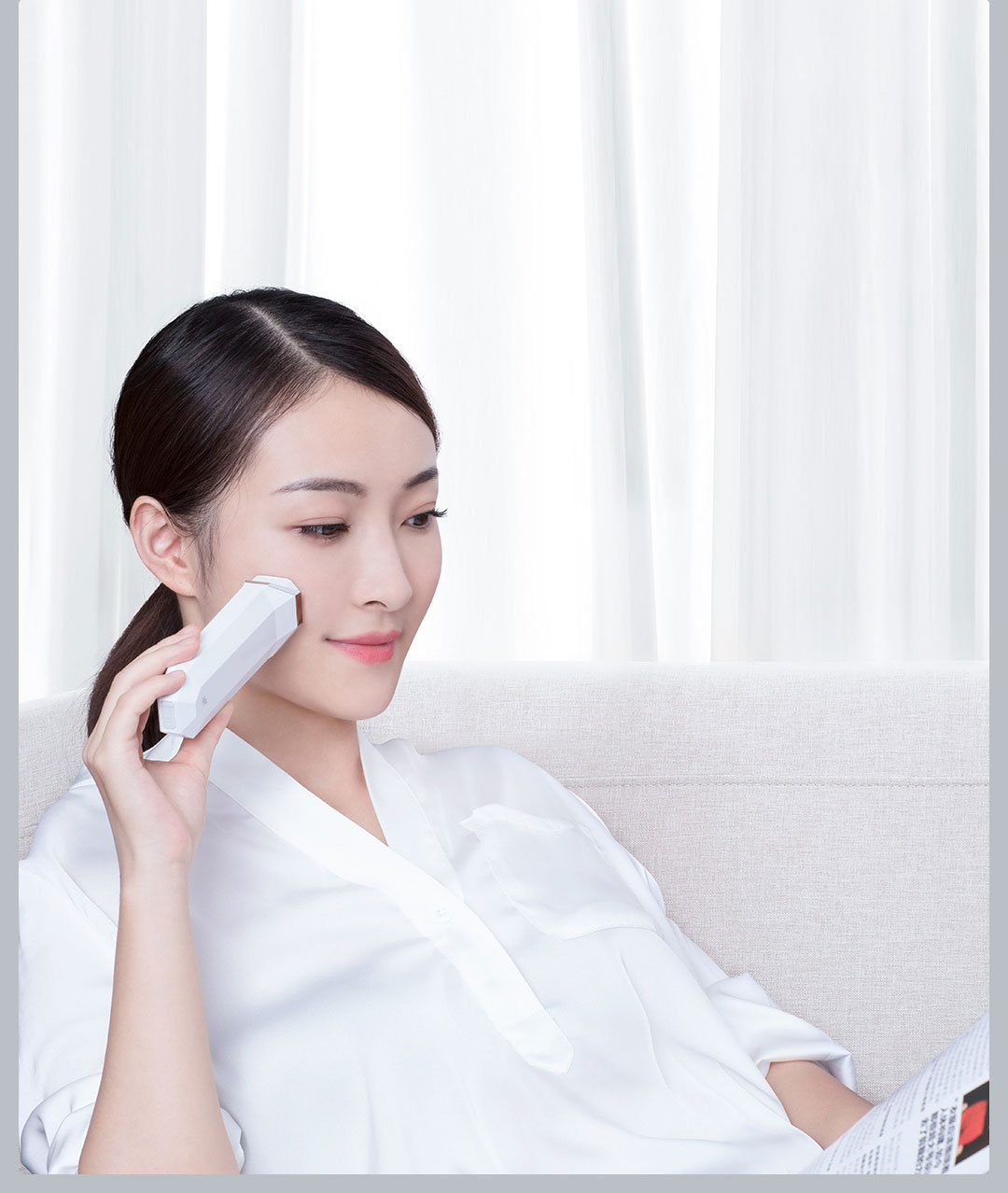 小米inface射频美容仪提拉紧致法令纹脸部按摩器家用瘦脸童颜机