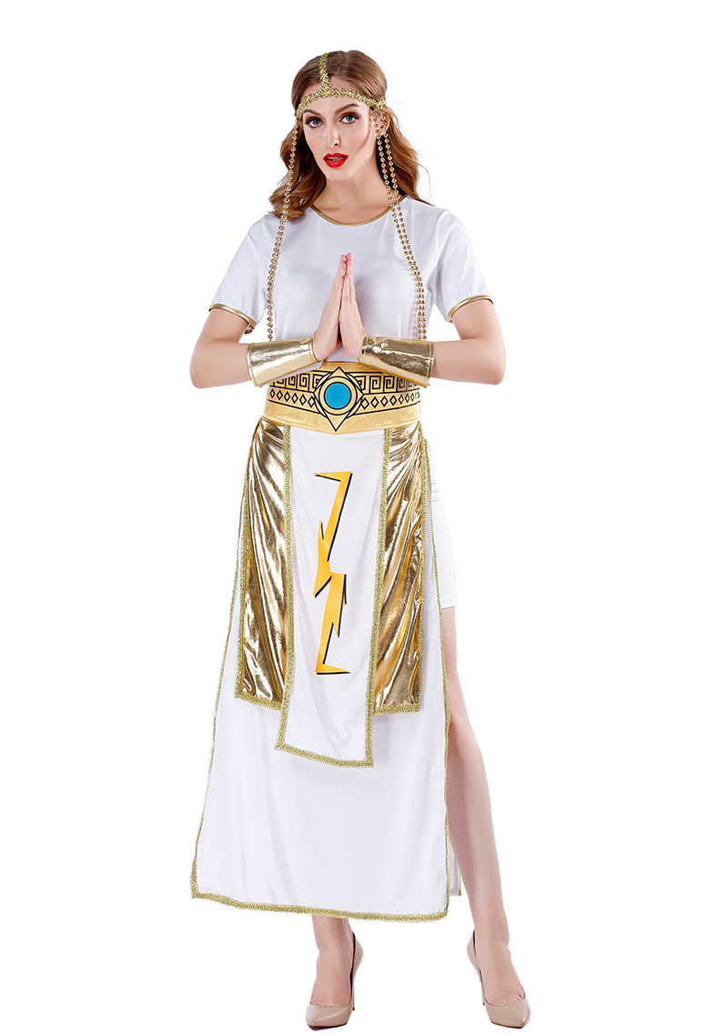 万圣节情侣古埃及法老国王女王服装战神王子艳后电影套装