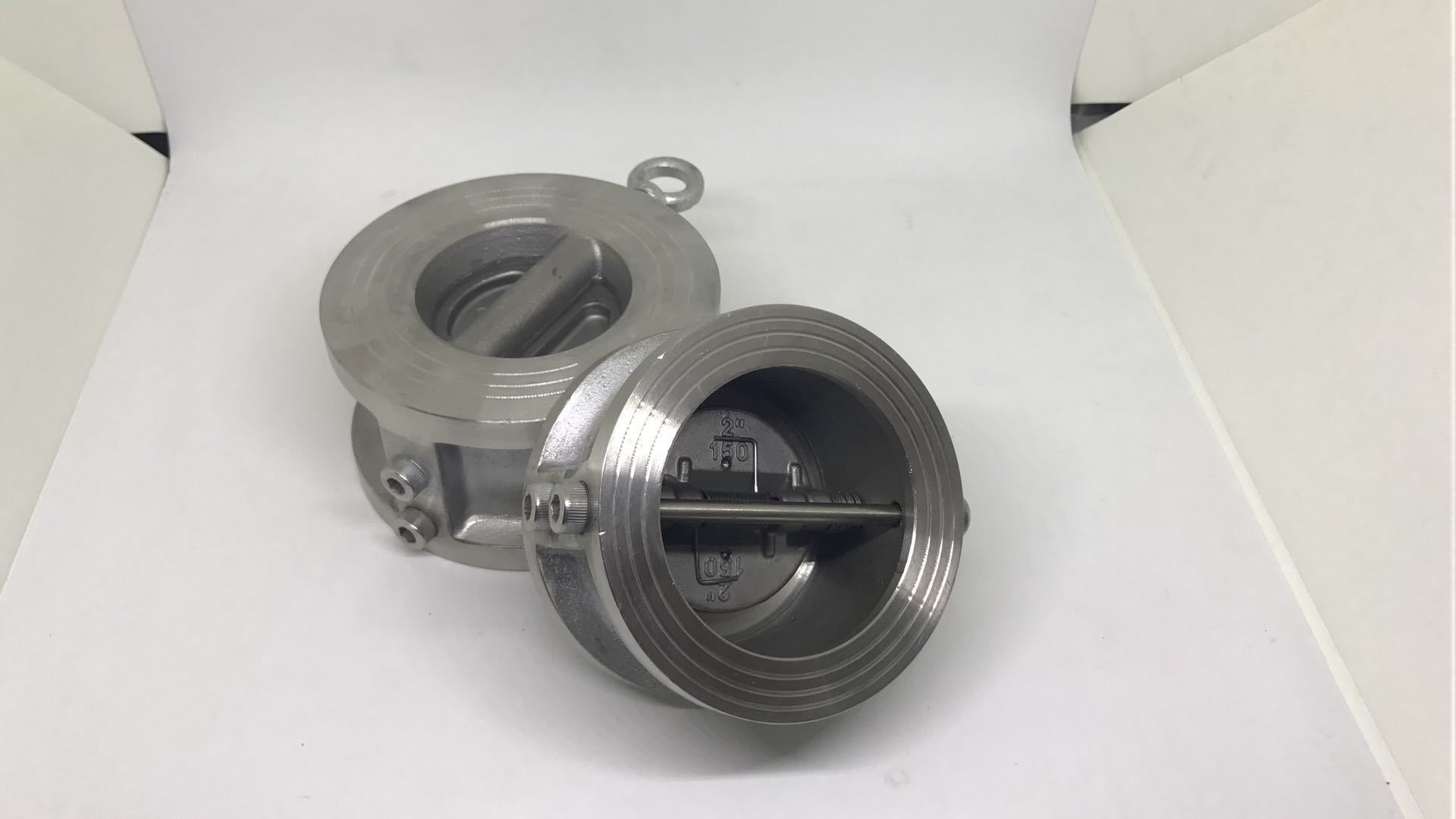 蝶形止回阀 厂家直销304/316不锈钢h76w-x5p内螺纹蝶形止回阀现货
