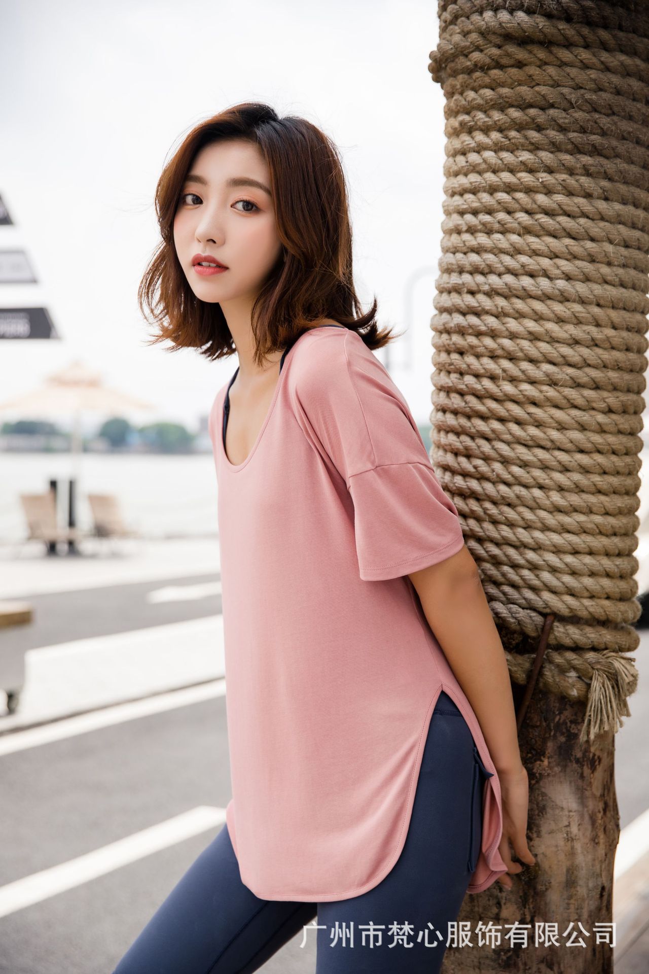 宽松速干衣女显瘦跑步网红瑜伽服上衣夏季运动t恤健身服短袖罩衫