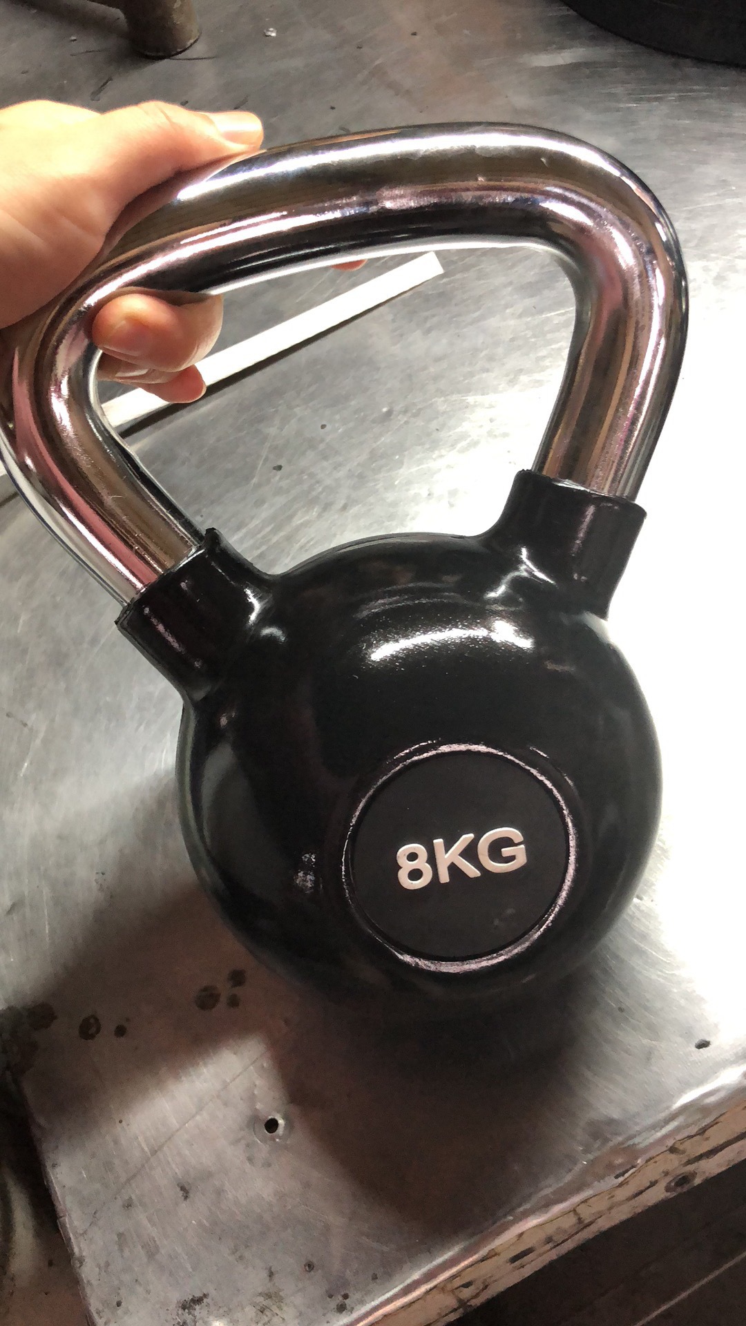 包胶壶铃女性家用健身器材男士亚铃壶包胶提壶哑铃练肌肉训练