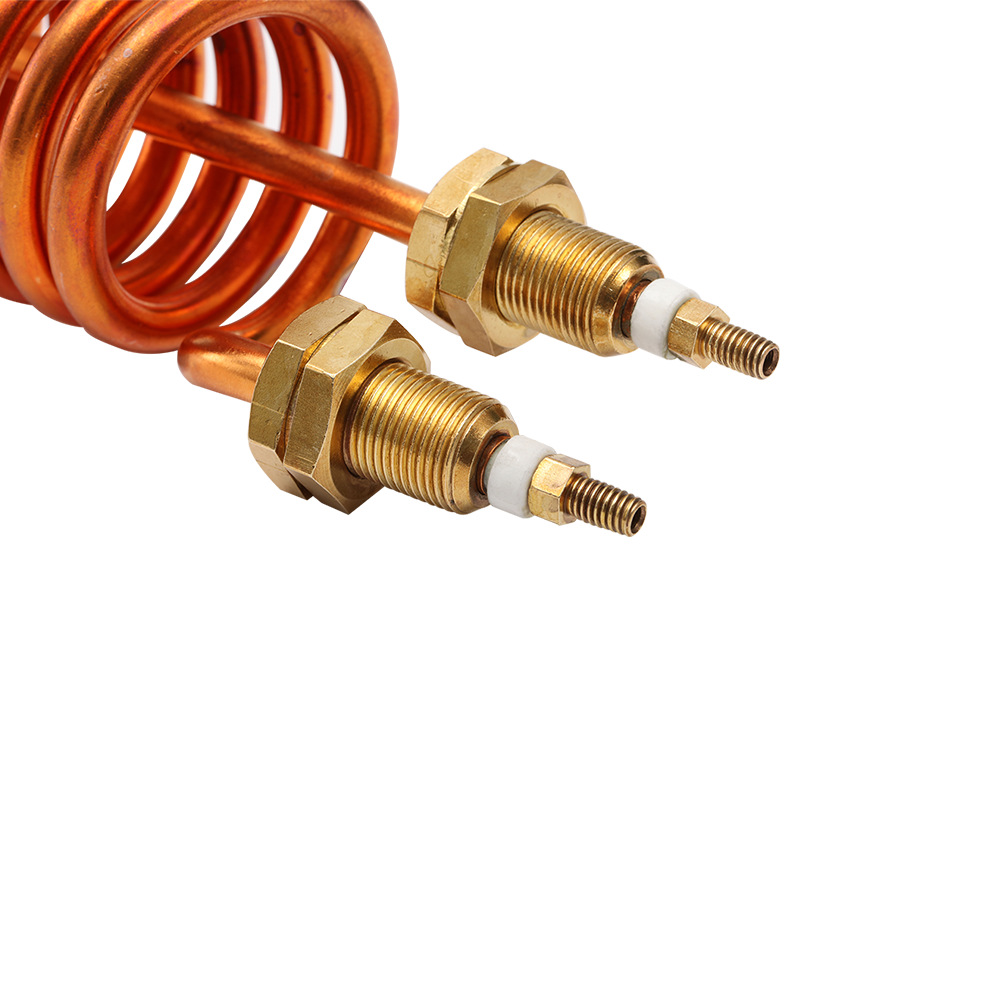 wna-70 铜制加热管 液体类发热管 铜法兰加热管 可定制