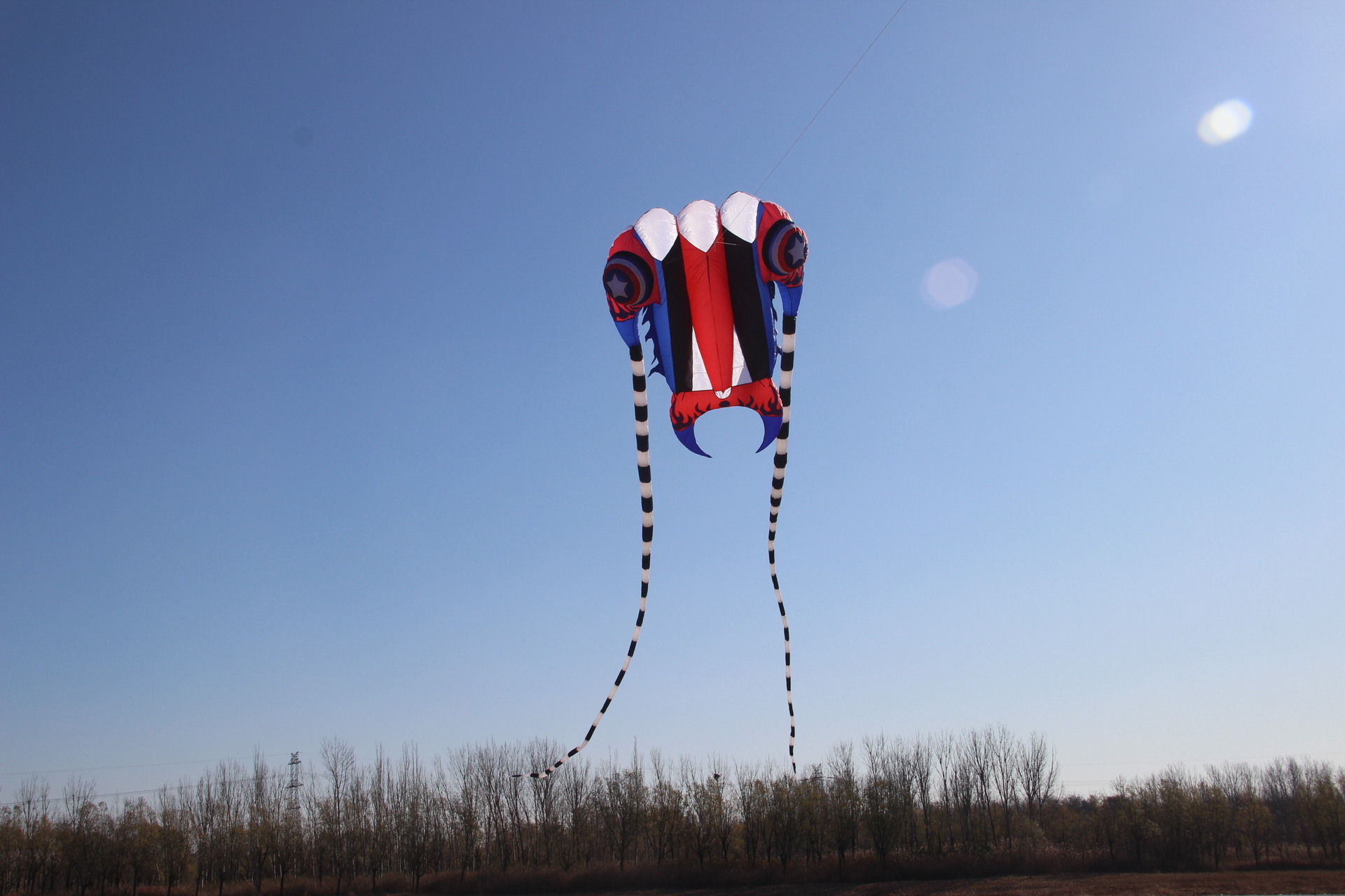 领航风筝 美国队长 三叶虫 充气风筝 展览风筝 跨境电商 速卖通