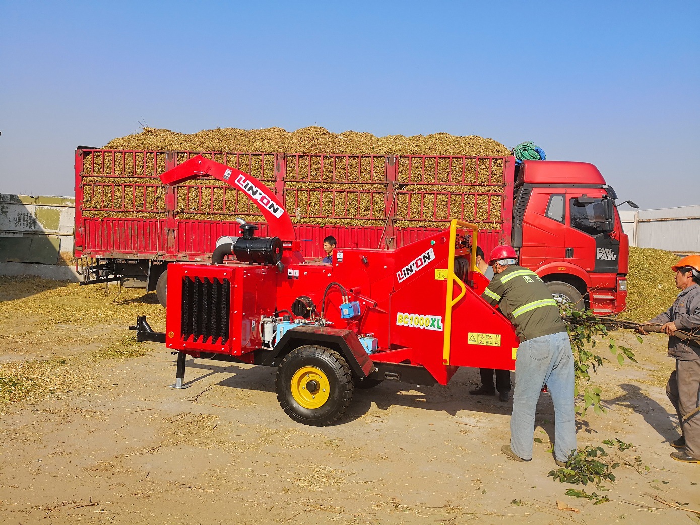 进口30cm树木粉碎机 bc1000xl 德国linon 大直径 切枝机 碎木机