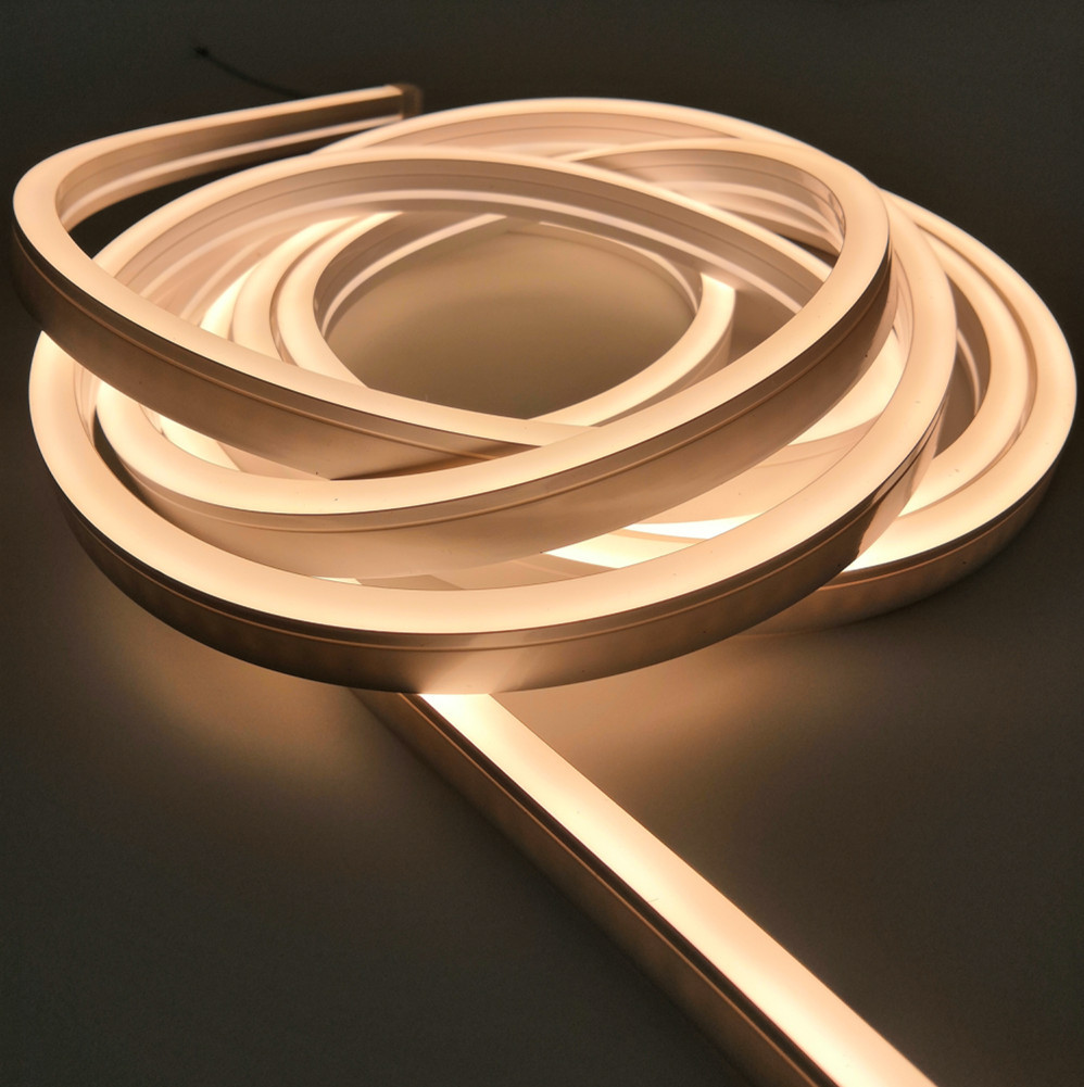 定制led灯条 霓虹柔性灯带 12*12硅胶防水发光带 装饰线条形灯