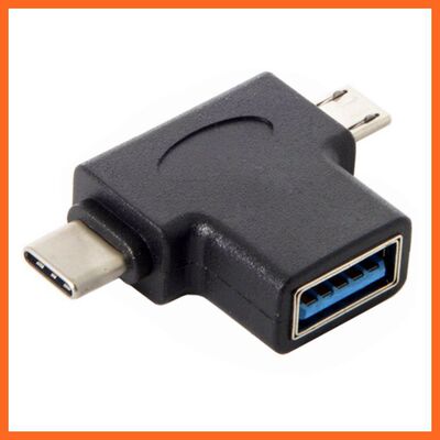 type-c转usb3.0二合一otg转换接头u盘安卓读优盘器micro多功能