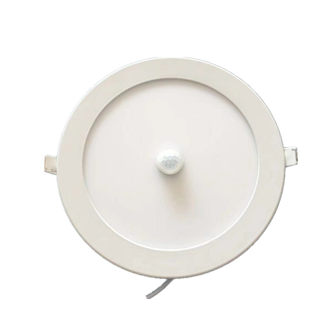 厂家直销 led感应面板灯 微波感应 led室内灯具 3w-24w隔离