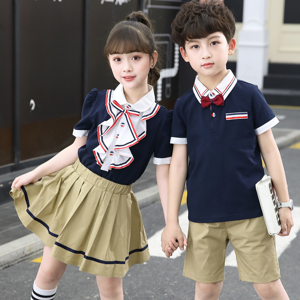 小儿郎童装新款男女童装幼儿园园服夏季小孩学生校服班服套装