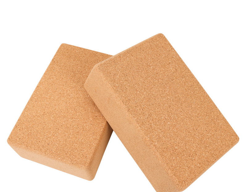 软木瑜伽砖 一次合成 无味 健身用品 辅助瑜伽 软木砖 瑜珈砖