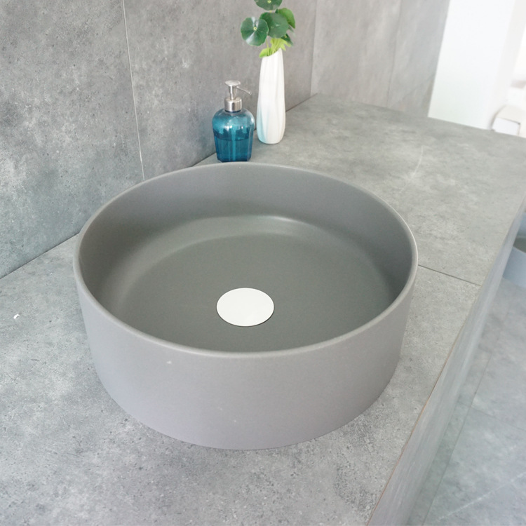 外销石英石台上盆花岗岩洗手盆浴室洗脸盆欧美简约酒店家用阳台盆
