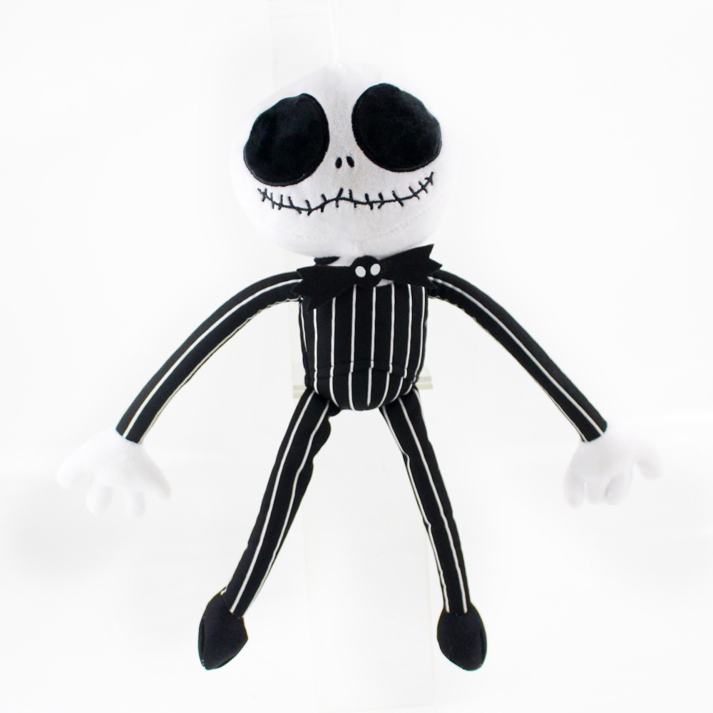 圣诞夜惊魂骷髅头怪南瓜王jack杰克恶搞毛绒公仔玩偶玩具夹机娃娃