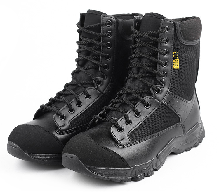 19春秋高帮马格南空降靴cqb飞行战术军靴超轻耐磨伞兵作战靴