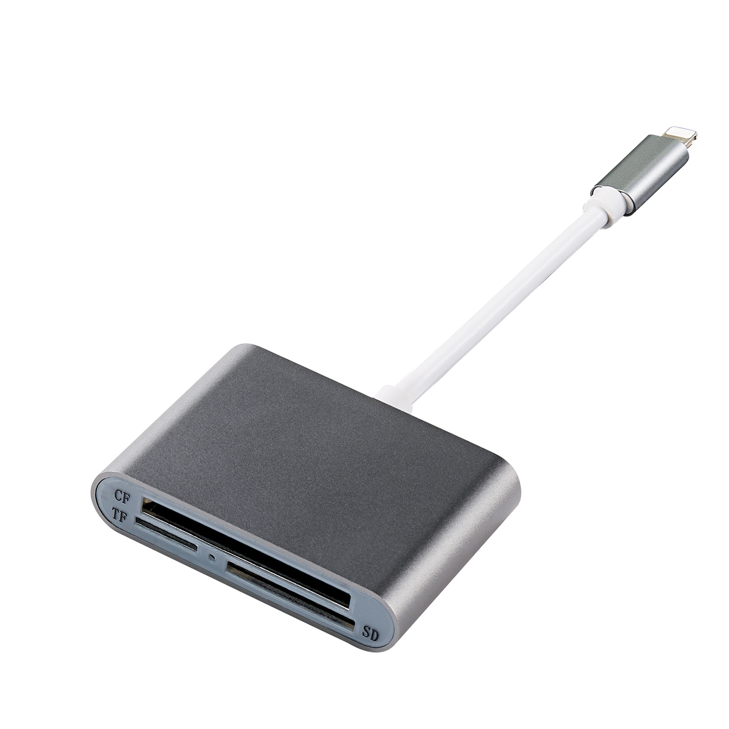 type c读卡器多合一sd/tf/cf usb c三合一card reader
