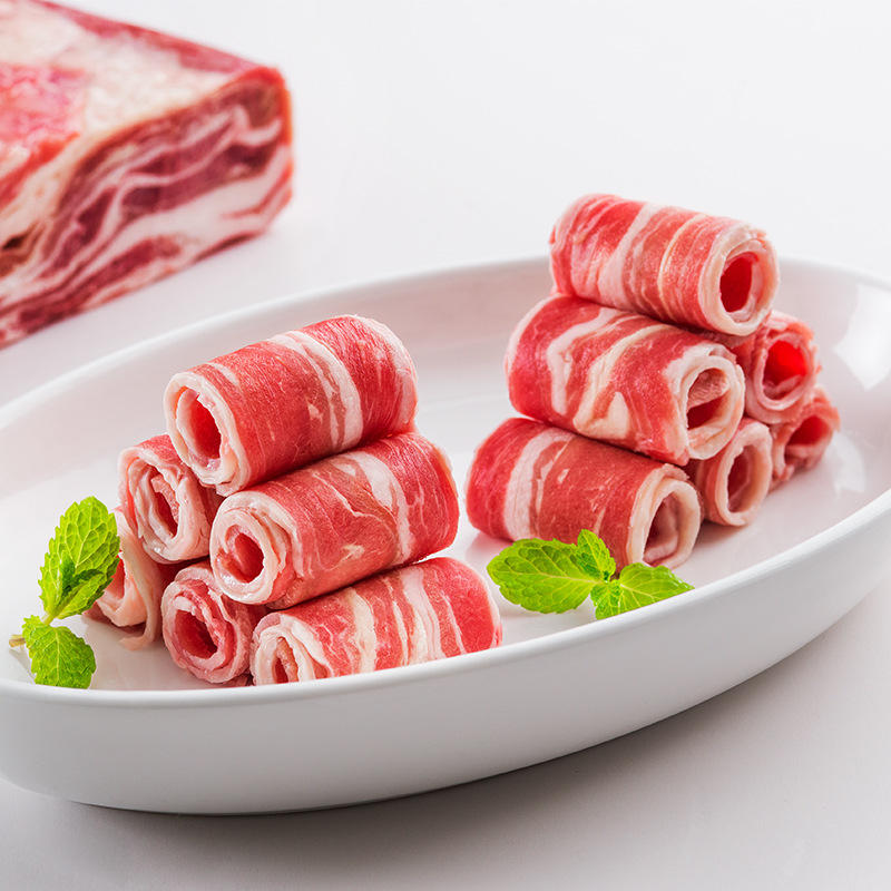 天顺源天字号羊肉小肋板2kg/板清真生鲜火锅食材批发货源充足