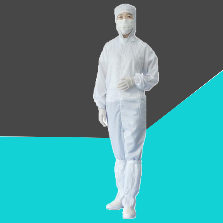 兴业卓辉连体防静电服电子厂洁净服无尘服食品厂制药厂连帽网格