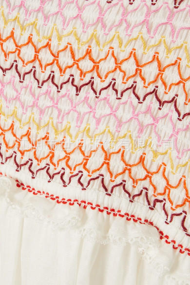 量大从优时装工艺精选花式打揽司马克花型连衣裙胸围抽皱抽褶