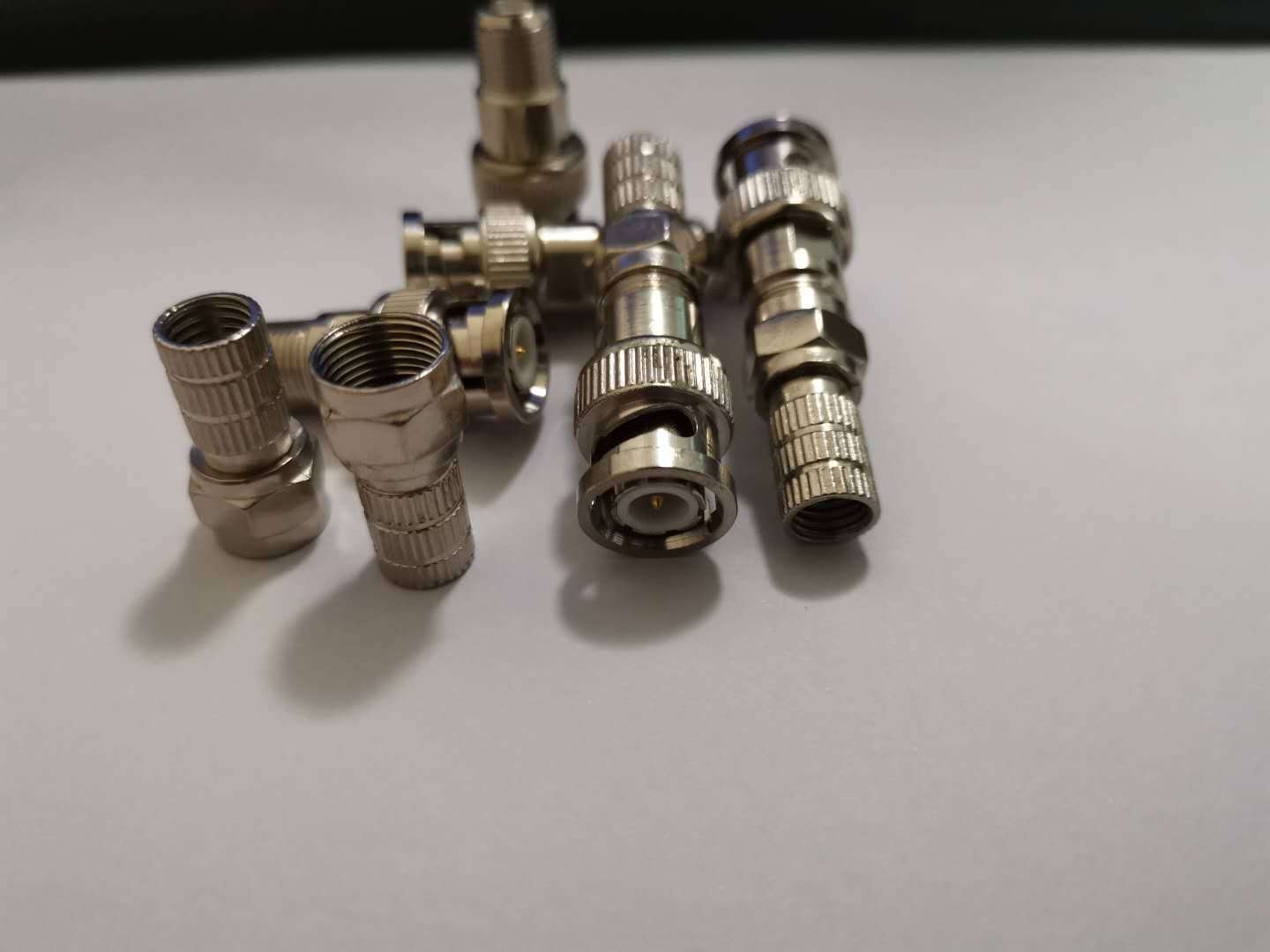 监控75 -5视频线接头 闭路电视视频头 f头一套