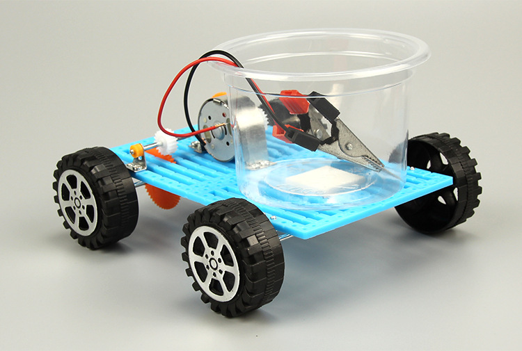 小学生科学实验玩具盐水动力车儿童科技小制作diy化学手工小发明