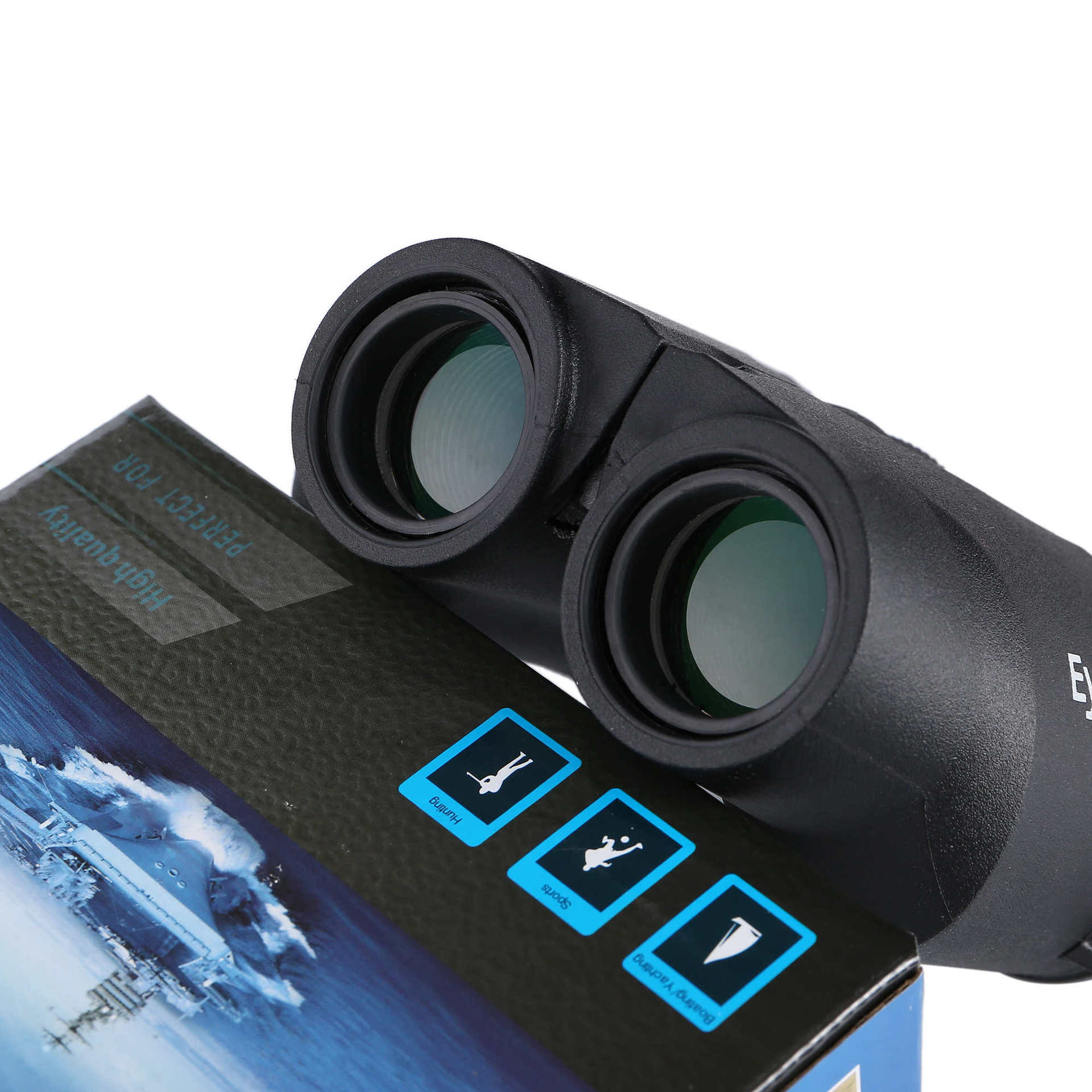 户外便携望远镜厂家批发 新款高清高倍双筒小保罗微光夜视望远镜