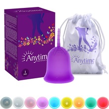 Anytime月经杯月事杯大姨妈杯卫生巾卫生棉条硅胶杯menstrual cup