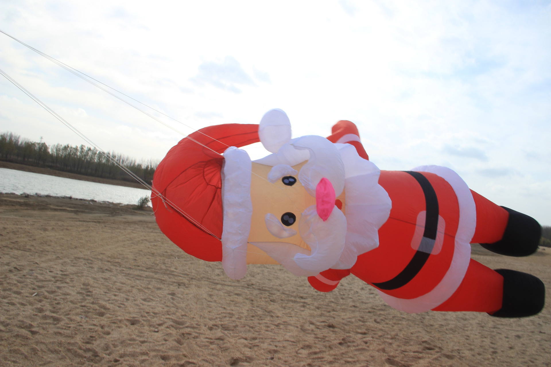 风筝挂件 圣诞老人 充气风筝 展览风筝 跨境电商 速卖通 5米