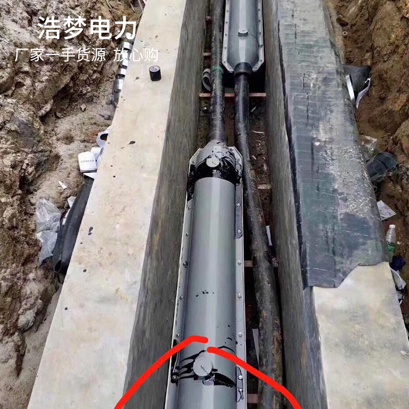 电缆中间接头保护盒 10kv玻璃钢灌胶电缆防爆盒 地埋电缆中间接头